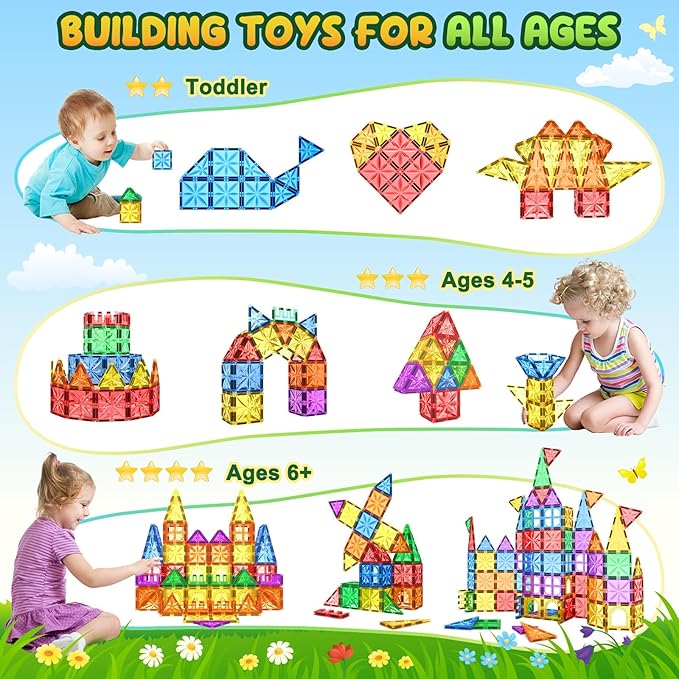 Mine Magnetic World® Magnetic Blocks Building Toys Preschool