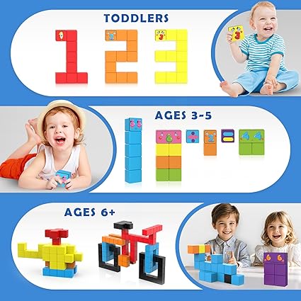 Magnetic Blocks Magworld Building Toys, STEM Educational