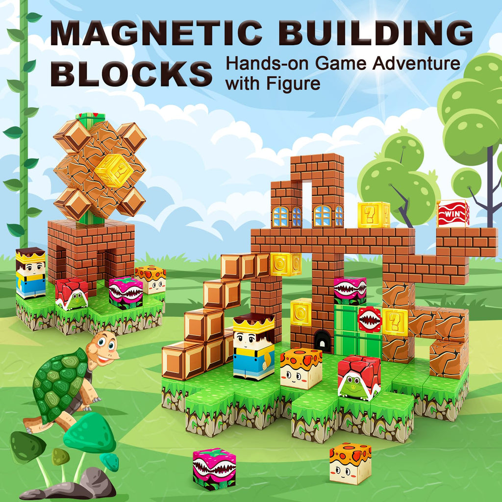 Magnetic Blocks Building Toys - Build Mine Magnet World Set, Magnet To –  Soyeeglobal