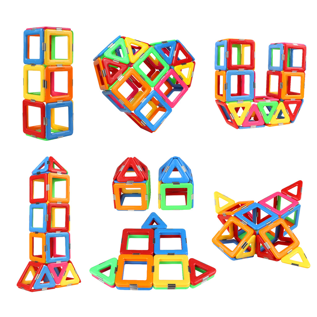 Building Blocks - Starter Set Magnetic Blocks Building Tiles STEM Toys –  Soyeeglobal