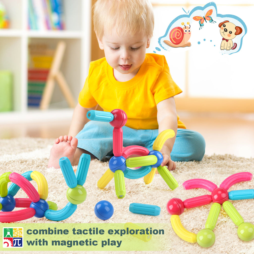 Magnets for Kids, Magnetic Building Blocks for Toddler – BANBBY