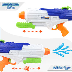 Conjunto water blaster kids toy guns of different design, handguns