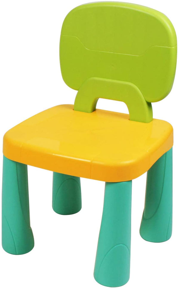 Plastic Kids Chair, Durable and Lightweight, 9.65" Height Seat, Indoor or Outdoor Use for Boys Girls Aged 2+ Candy
