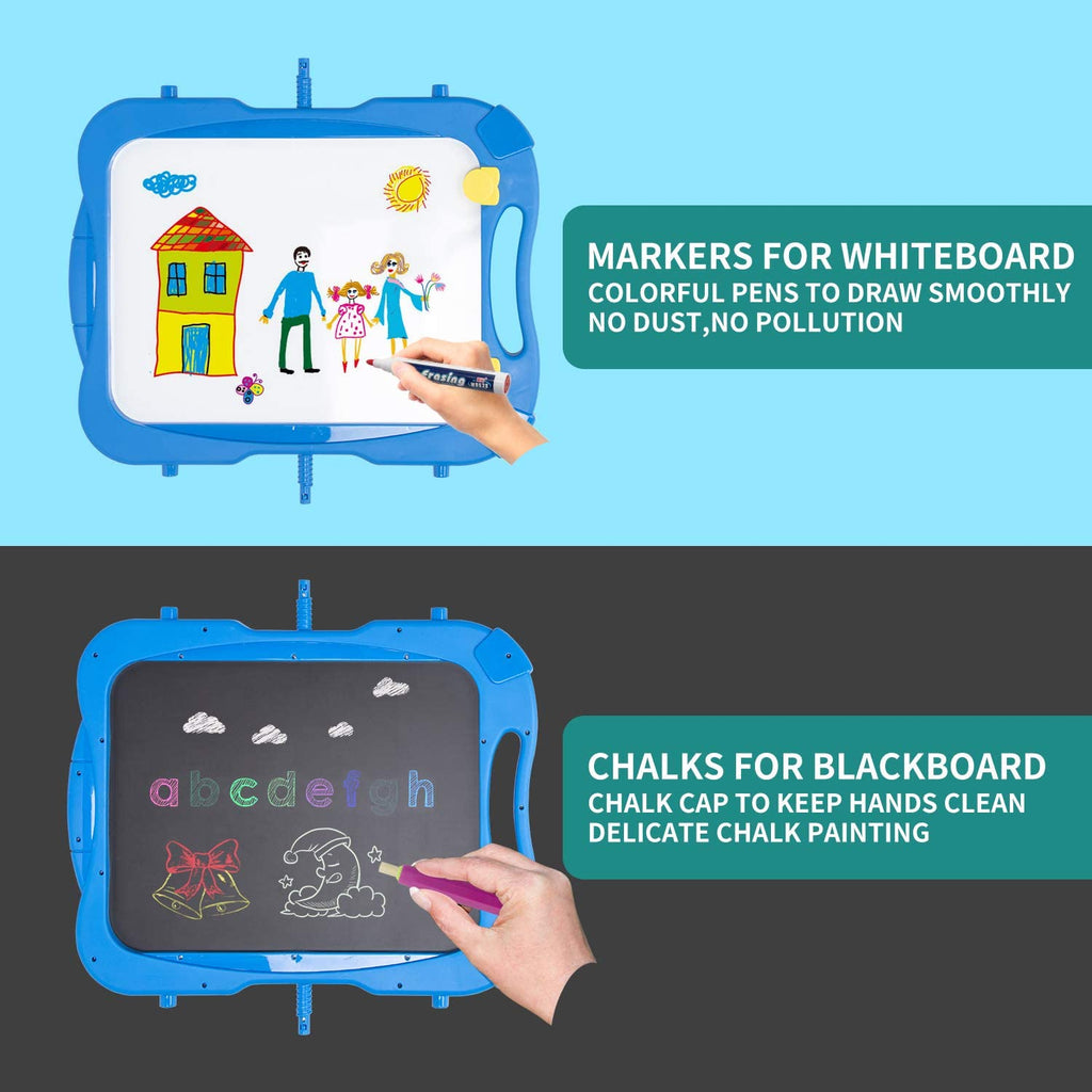 Art Advantage® Kids Chalk & Dry Erase Board Easel