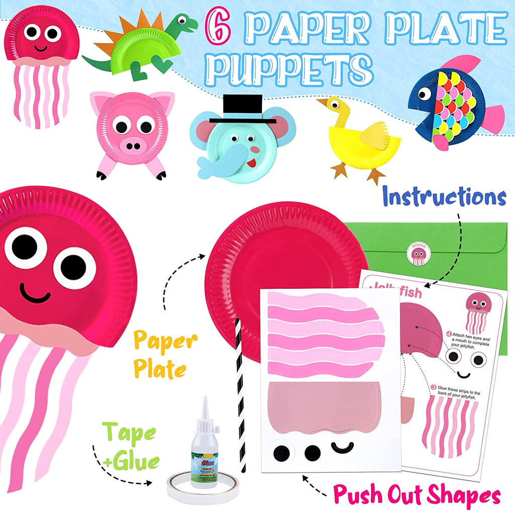 .com: Arts and Crafts for Kids, 29 PCS Fun Paper Plate Crafts, Ocean  Wildlife Artwork Kits for Toddlers, Art Project Kits for Preschoolers, DIY  Children Activities for Boys and Grils, Kids Christmas
