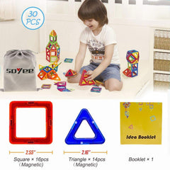 Magnetic Tiles Beginner Set Toddler Girls and Boys Toys, Sensory Toys –  Soyeeglobal